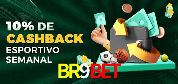 10% de bônus de cashback na BR9BET