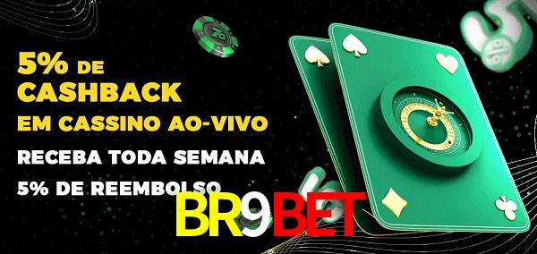 Promoções do cassino ao Vivo BR9BET